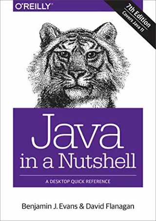 PDF/BOOK Java in a Nutshell: A Desktop Quick Reference