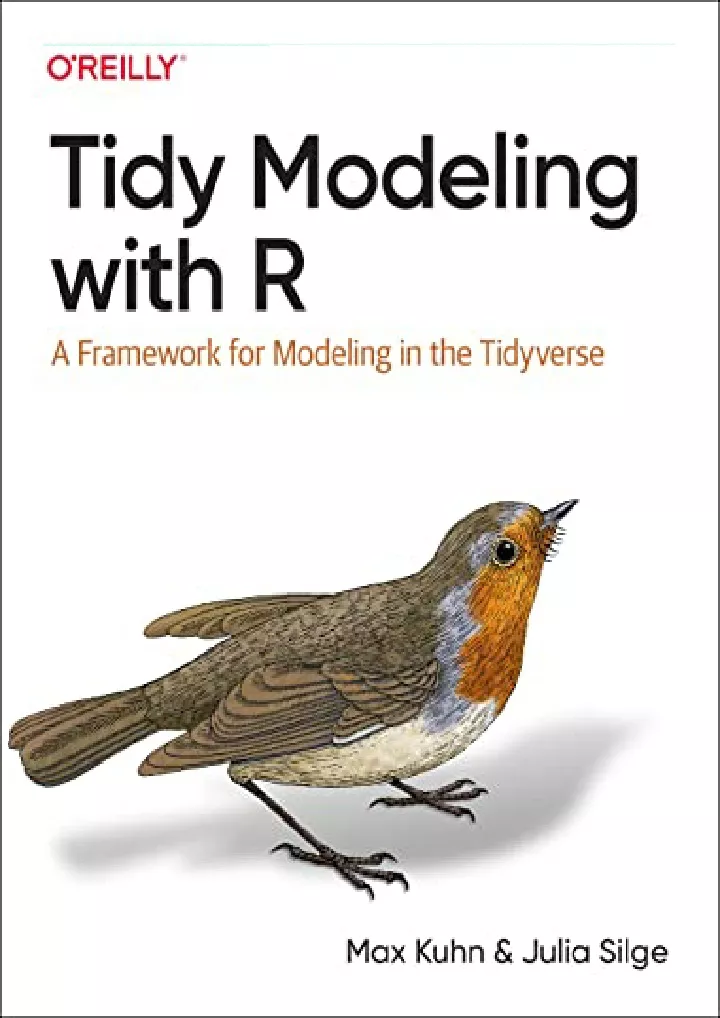 tidy modeling with r a framework for modeling