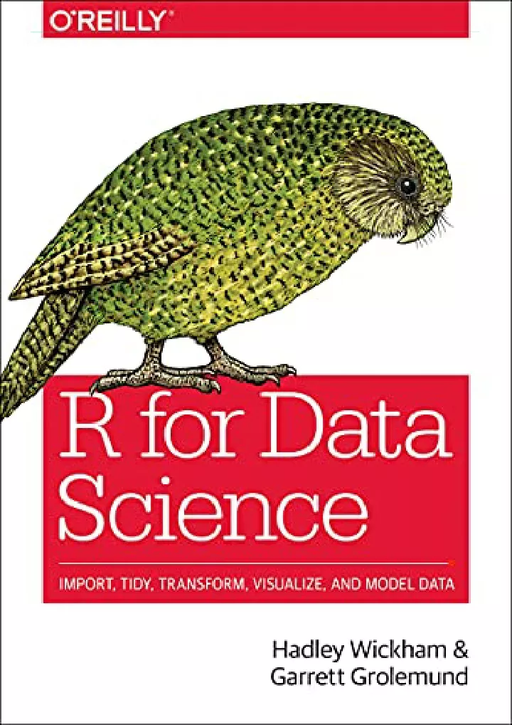 r for data science import tidy transform