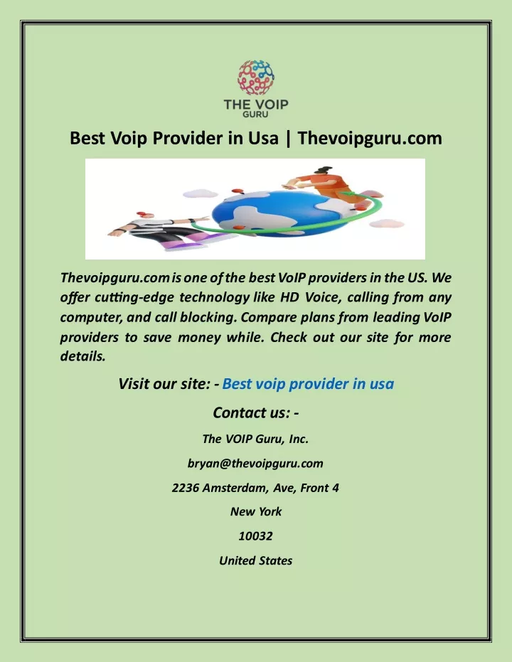 best voip provider in usa thevoipguru com