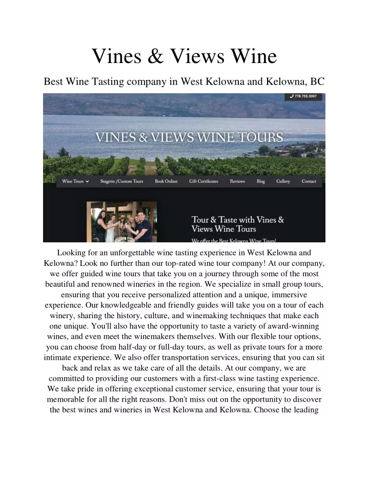 vines views wine