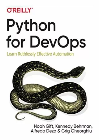PDF/READ Python for DevOps: Learn Ruthlessly Effective Automation