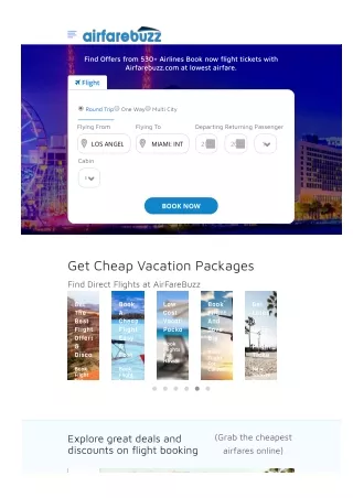 Online cheap flights ticket booking