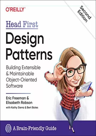 DOWNLOAD/PDF  Head First Design Patterns: Building Extensible and Maintainable O