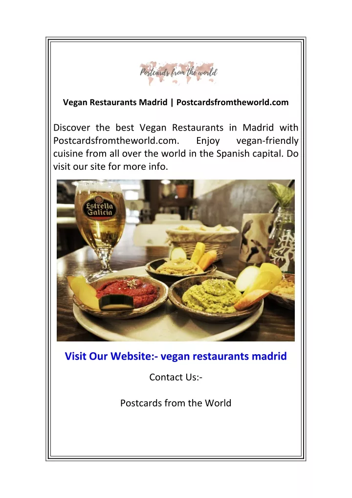 vegan restaurants madrid postcardsfromtheworld com