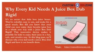 Juice Box Dab Rigid