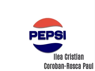 Proiect Pepsi