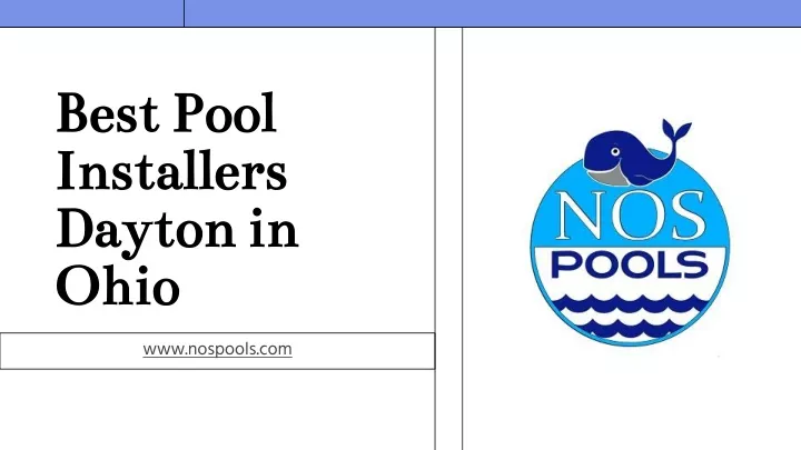 best pool installers dayton in ohio