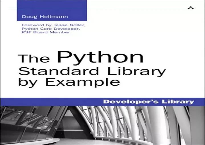 download python standard library by example