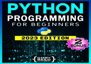 [READ PDF] Python Programming for Beginners: The Most Comprehensive Programming