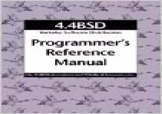 download 4.4BSD Programmer's Reference Manual (Prm) ipad