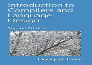 PDF Introduction to Compilers and Language Design: Second Edition kindle