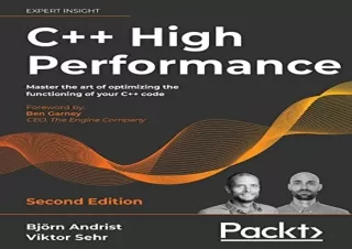 [DOWNLOAD PDF] C   High Performance: Master the art of optimizing the functionin