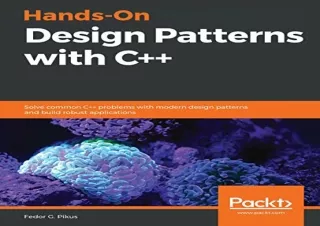 PDF Hands-On Design Patterns with C  : Solve common C   problems with modern des
