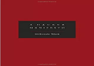 [READ PDF] A Hacker Manifesto android