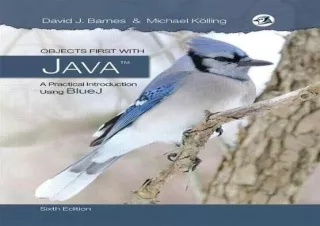 [READ PDF] Objects First with Java: A Practical Introduction Using BlueJ ipad