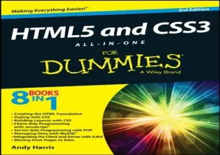 [READ PDF] HTML5 and CSS3 All-in-One For Dummies full