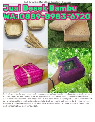 Ô88ᑫ_8ᑫ8౩_Ϭ72Ô (WA) Pabrik Besek Bambu Bandung Gambar Besek Tahlilan
