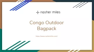 Congo Outdoor Bagpack
