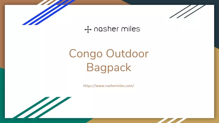 congo outdoor bagpack