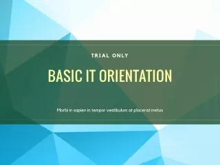 trial only