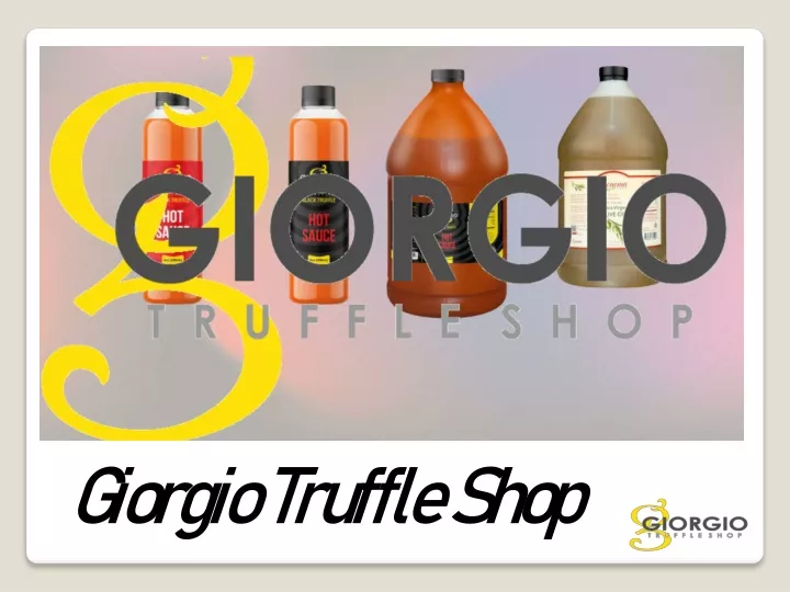 giorgio truffle shop