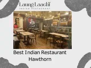 Best Indian Restaurant Hawthorn