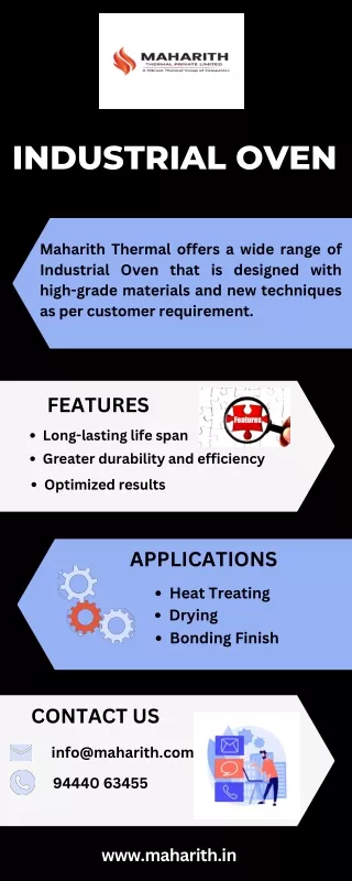 Features and Application of Industrial Oven