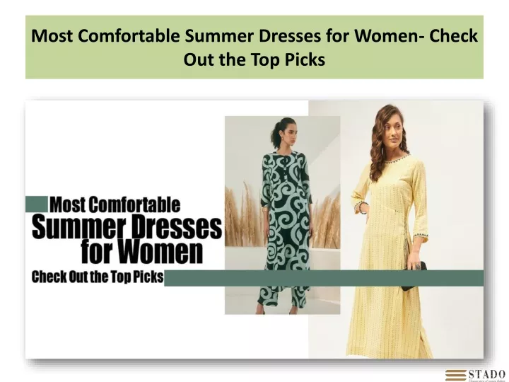 most comfortable summer dresses for women check out the top picks