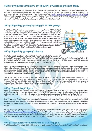10 i m p ort ant fact s about w ord press