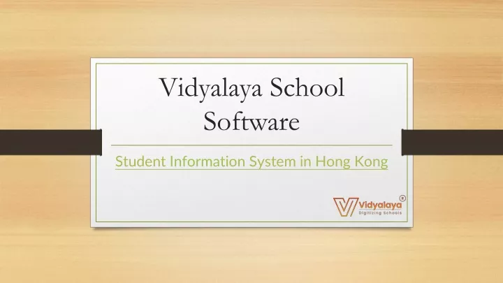 vidyalaya school software