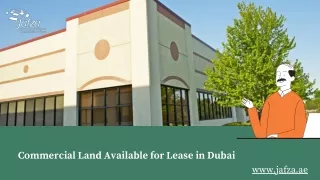 Lease Commercial Land in Dubai