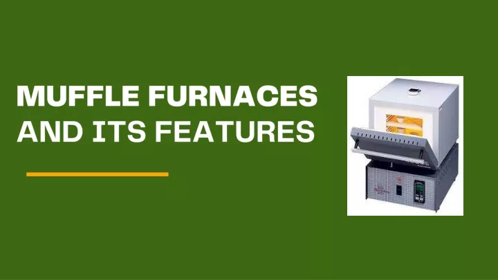 muffle furnaces