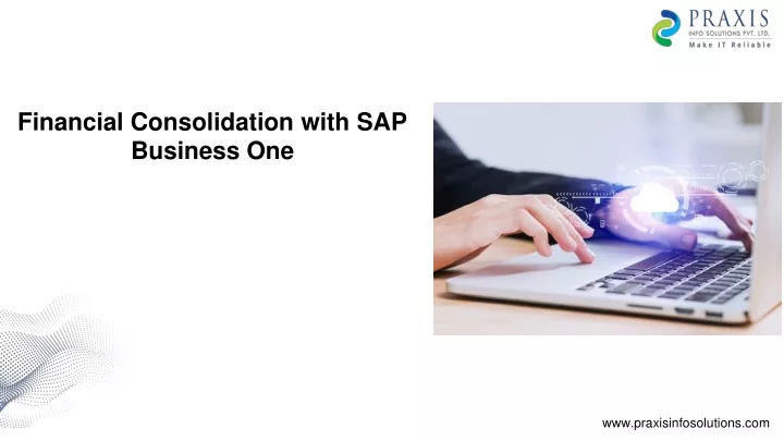 financial consolidation with sap business one