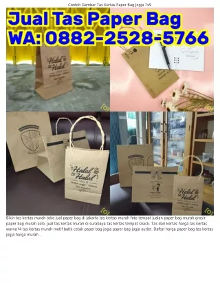 O88ᒿ_ᒿ5ᒿ8_5ᜪᏮᏮ (WA) Harga Paper Bag Kado Kecil Paper Bag 12x7x17