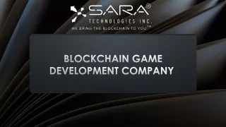 Blockchain Game Development Company
