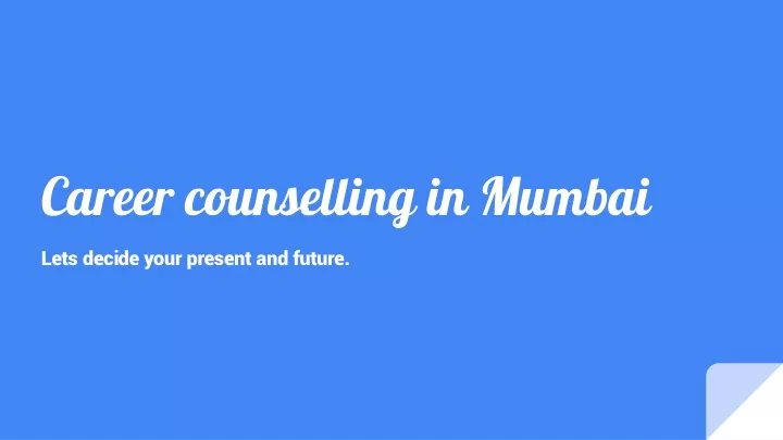 career counselling in mumbai