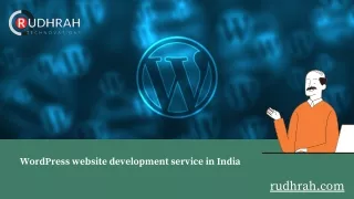 WordPress website development service in India