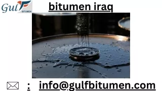 bitumen iraq