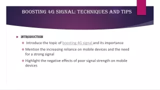 Boost Your 4G Signal Strength and Coverage with Cellboost Boosters | Improve Dat