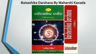 Baiseshika Darshana By Maharshi Kanada