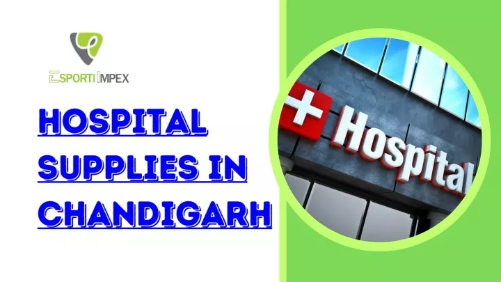 hospital supplies in chandigarh