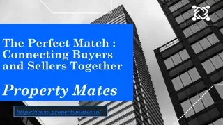 The Perfect Match - Connecting Buyers and Sellers Together