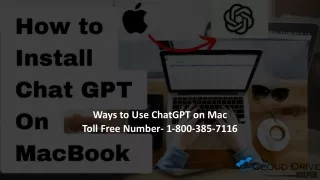 Ways to Use ChatGPT on Mac 1-800-385-7116