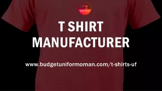 t shirt manufacturer