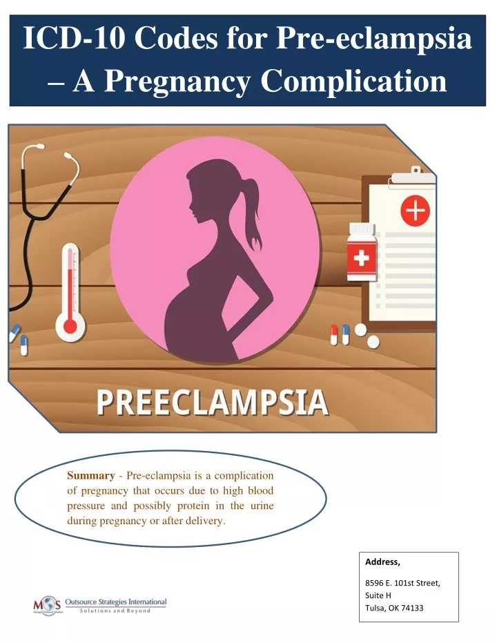 icd 10 codes for pre eclampsia a pregnancy