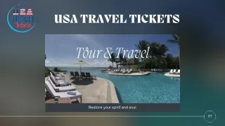 USA Travel Tickets: Leading Travel Company To Book Flights