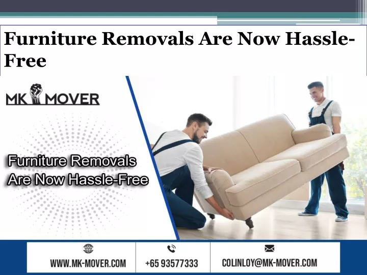 furniture removals are now hassle free