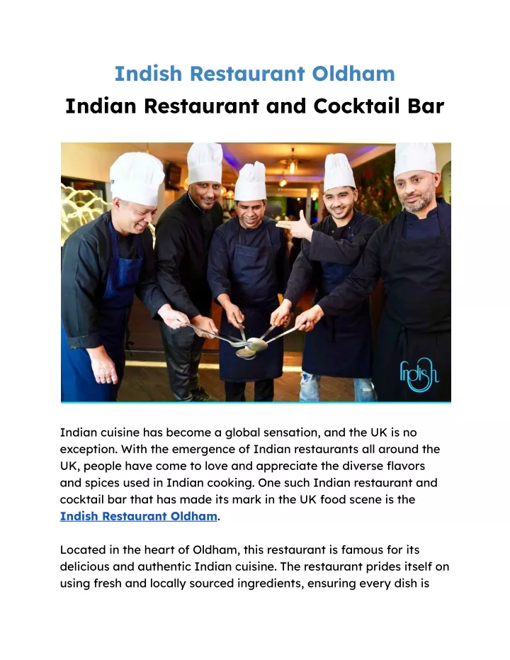 indish restaurant oldham indian restaurant