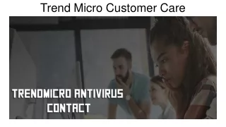 trend micro customer care